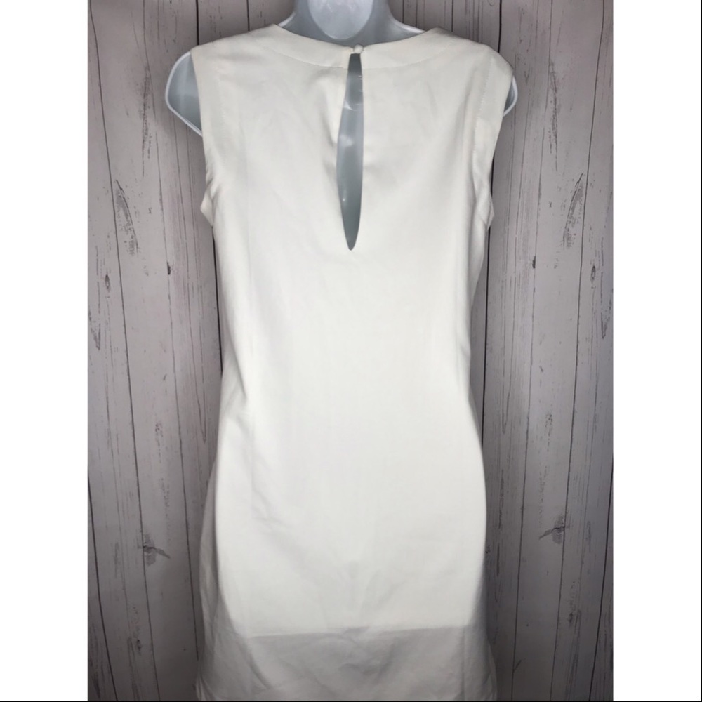 Francesca’s Quinn Size Small Ivory Shift Dress - Picture 7 of 9